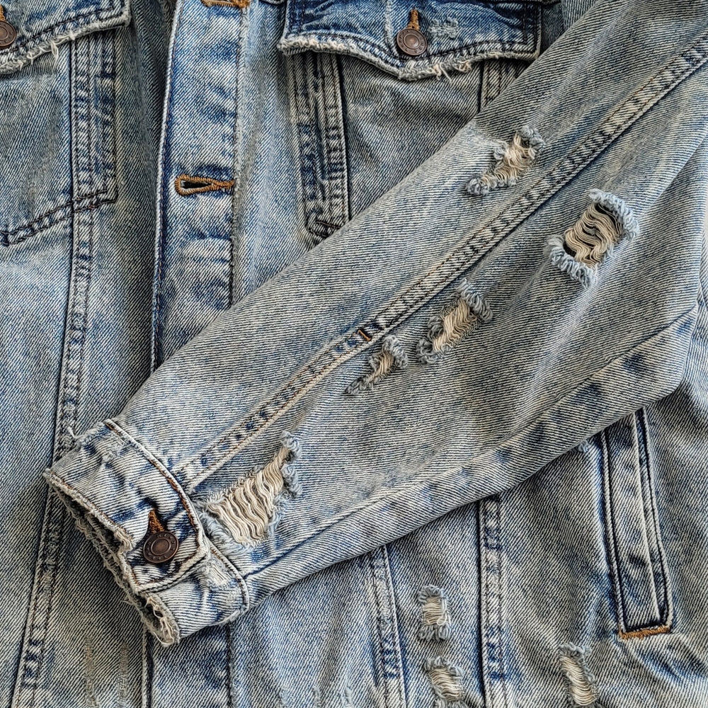 TOPMAN Oversized Denim Jacket - Picture 10 of 12